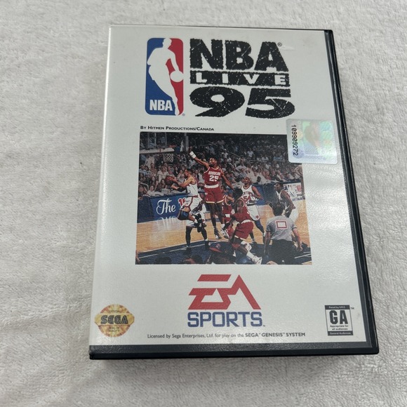 Sega Other - NBA Live 95 (Sega Genesis) - White EA Sports Cover